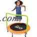 Pure Fun Foldable Kids 36-Inch Trampoline, with Handrail, Orange   568319917